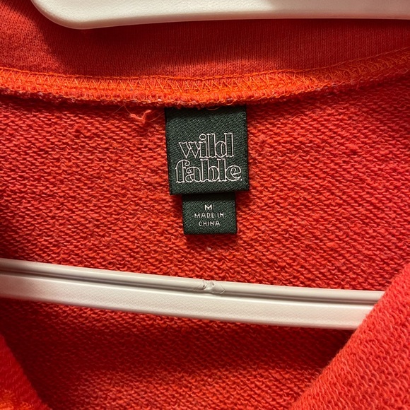 Color block crop sweatshirt - Picture 2 of 3